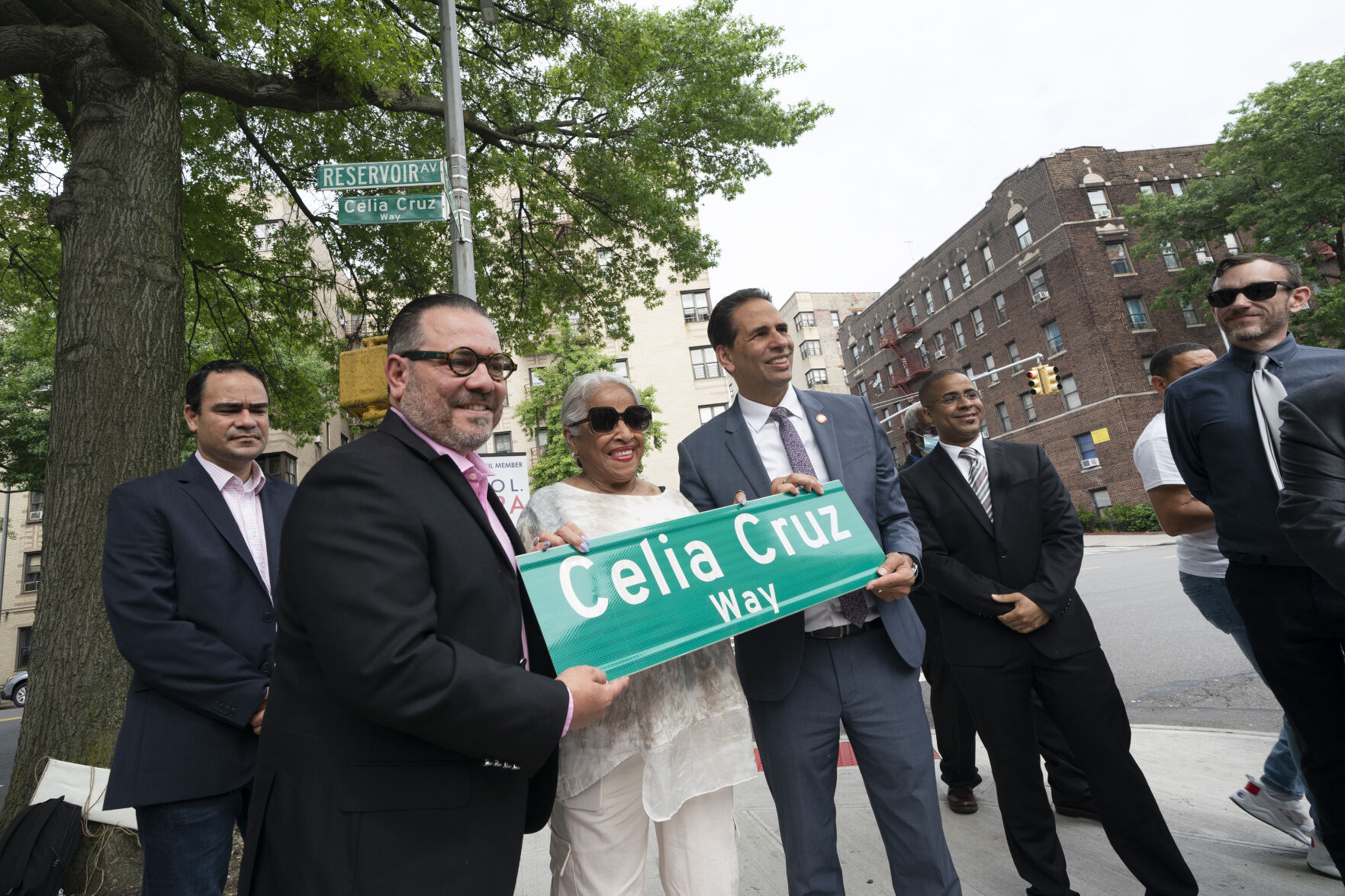 calle Celia Cruz en Nueva York